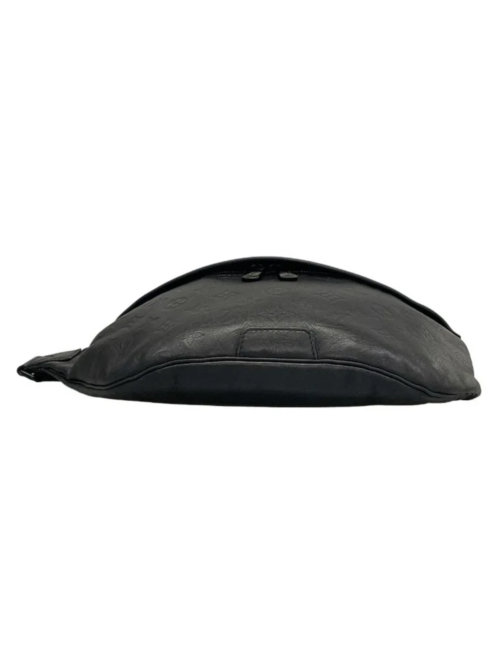 Louis Vuitton Waist Pouch Monogram Shadow Discovery Bum Bag Black Leather